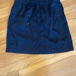 LOFT black utility Skirt